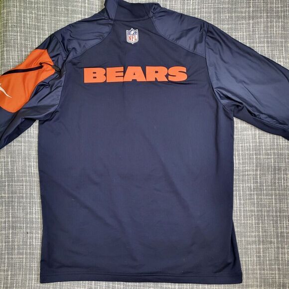 NIKE Dri-Fit Chicago Starter Jacket 1/4 Zip Pullover On Field Navy Men's M - Picture 6 of 10